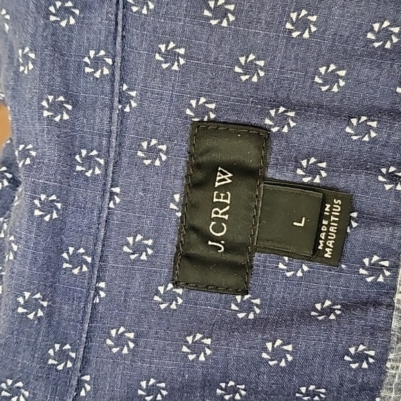J Crew Half Button LS Shirt - Picture 2 of 5